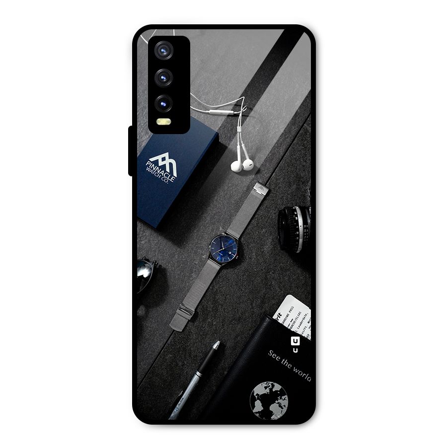 See The World Metal Back Case for Vivo Y20g