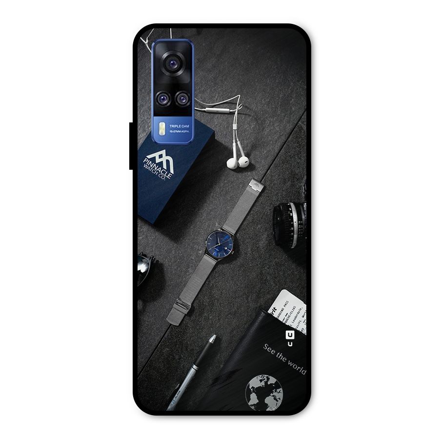 See The World Metal Back Case for Vivo Y31