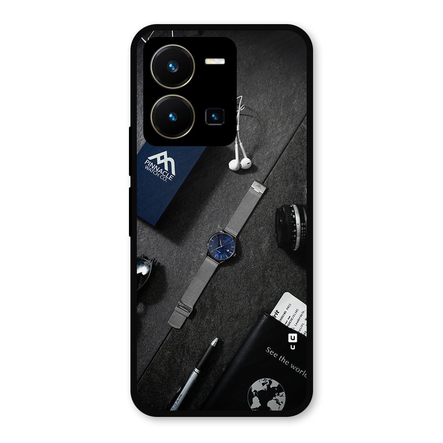 See The World Metal Back Case for Vivo Y35