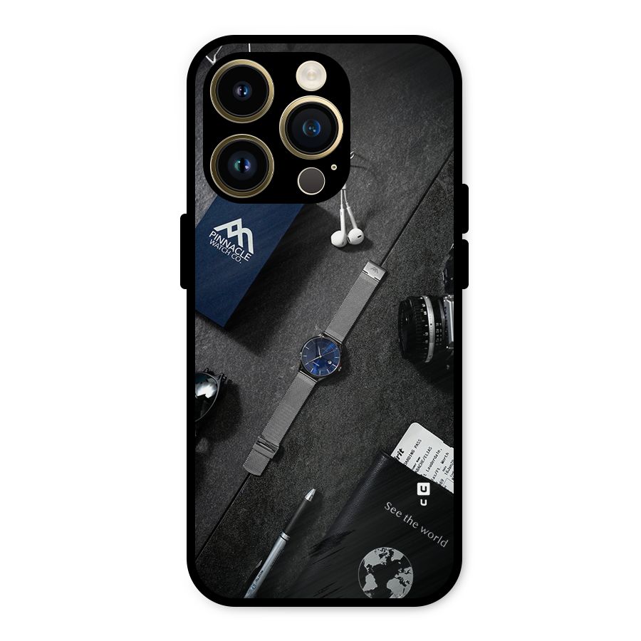 See The World Metal Back Case for iPhone 14 Pro