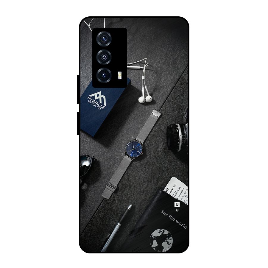 See The World Metal Back Case for iQOO Z5