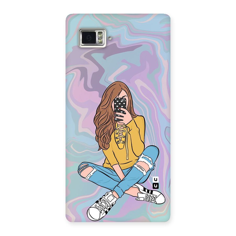 Selfie Girl Illustration Back Case for Vibe Z2 Pro K920