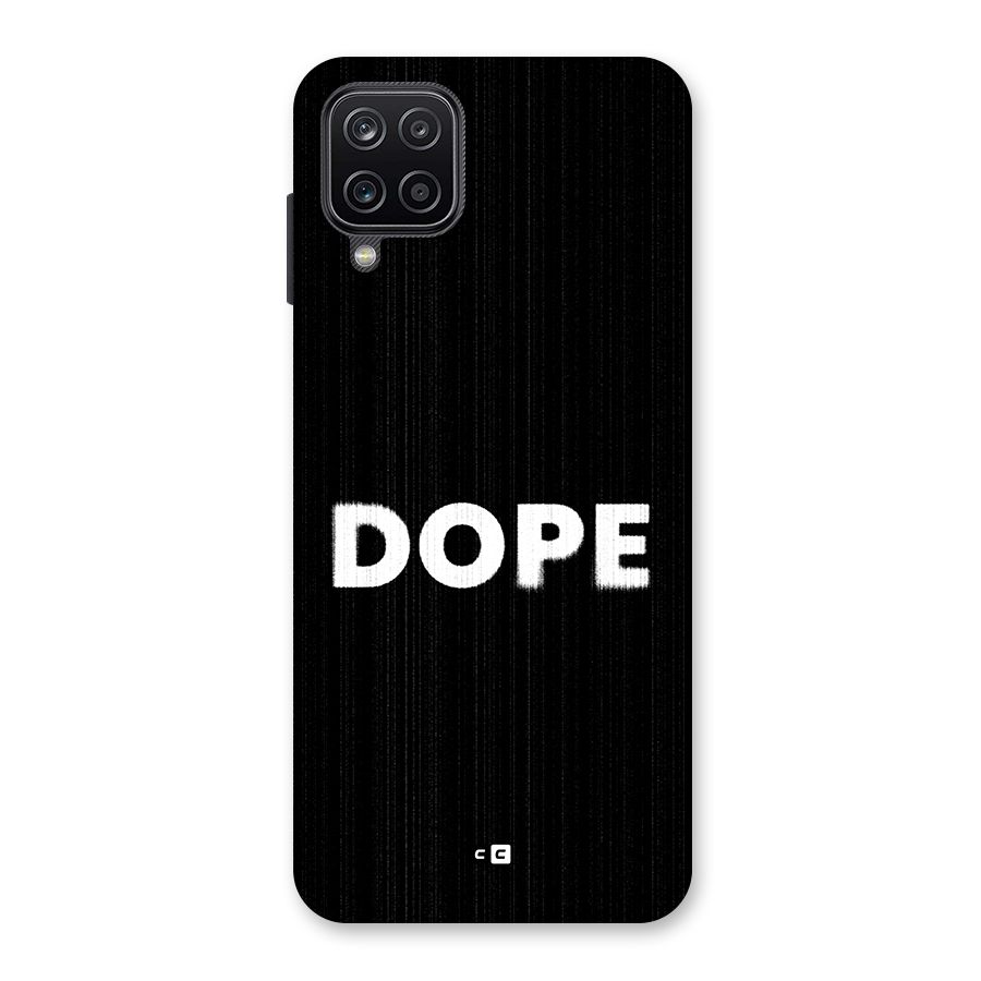 Sense Alert Back Case for Galaxy A12