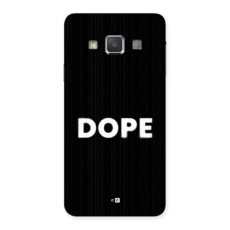 Sense Alert Back Case for Galaxy A3