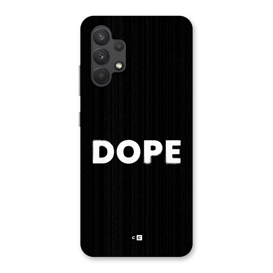 Sense Alert Back Case for Galaxy A32