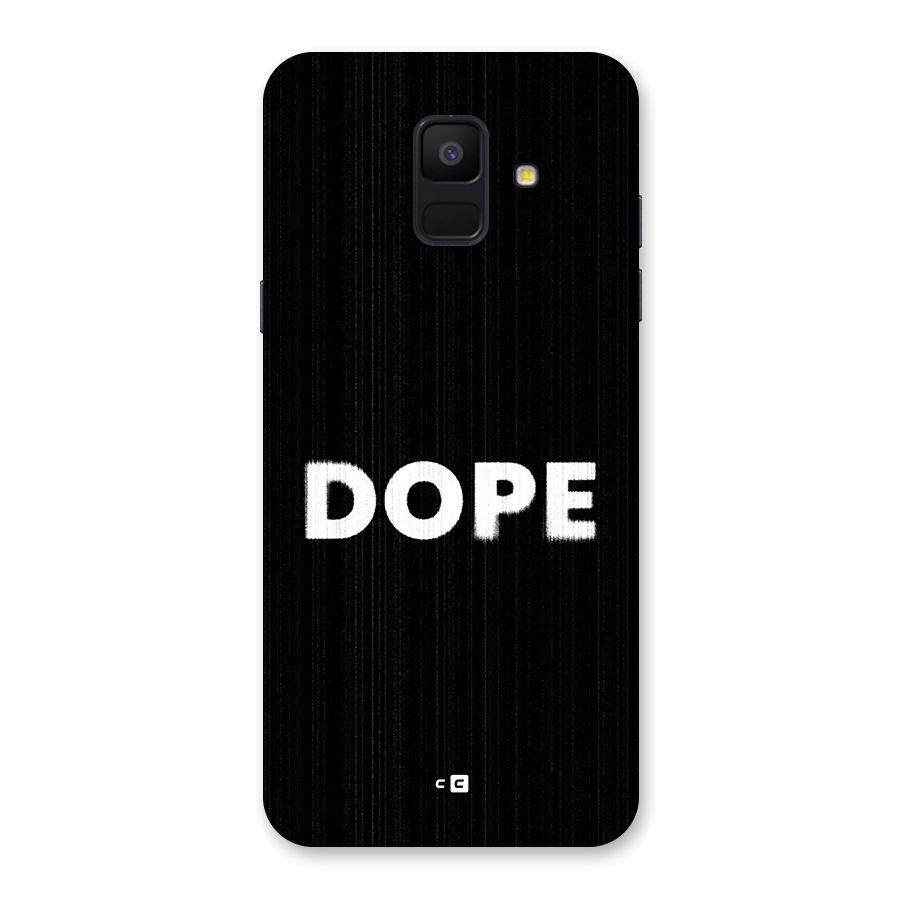 Sense Alert Back Case for Galaxy A6 (2018)