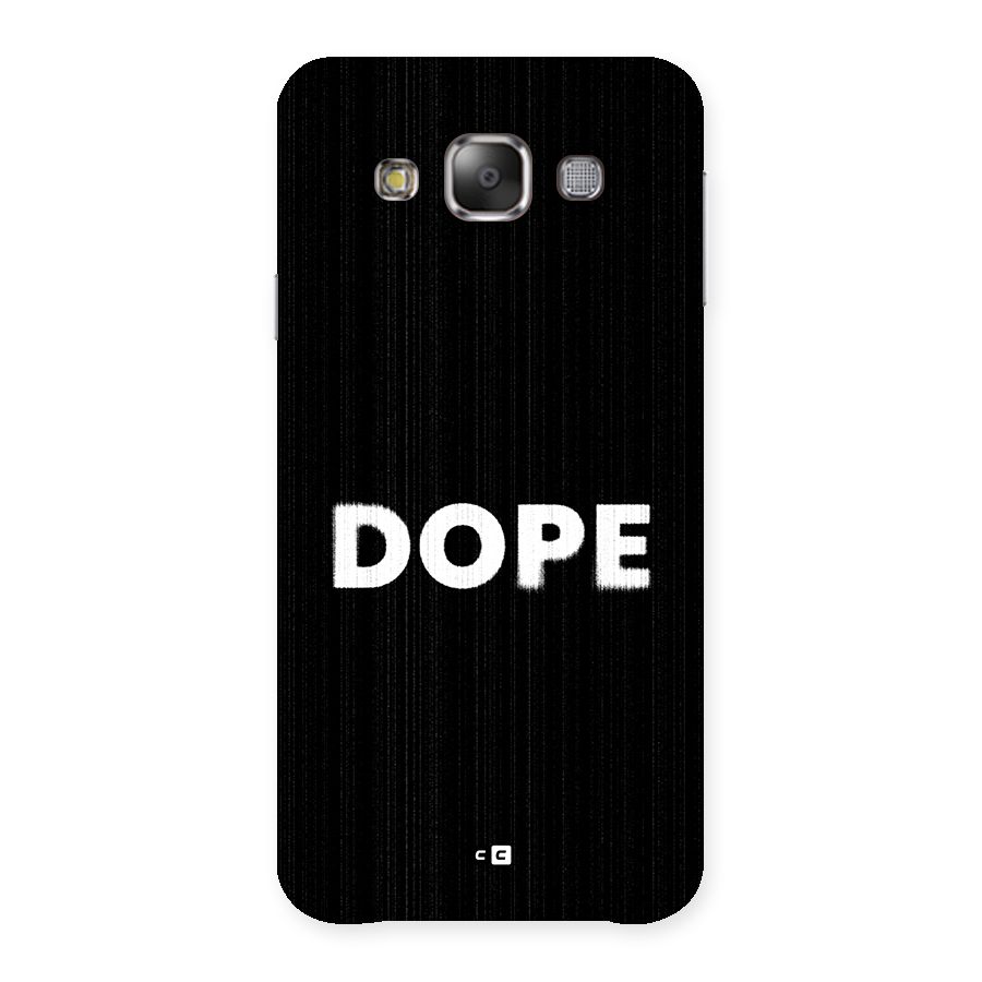 Sense Alert Back Case for Galaxy E7