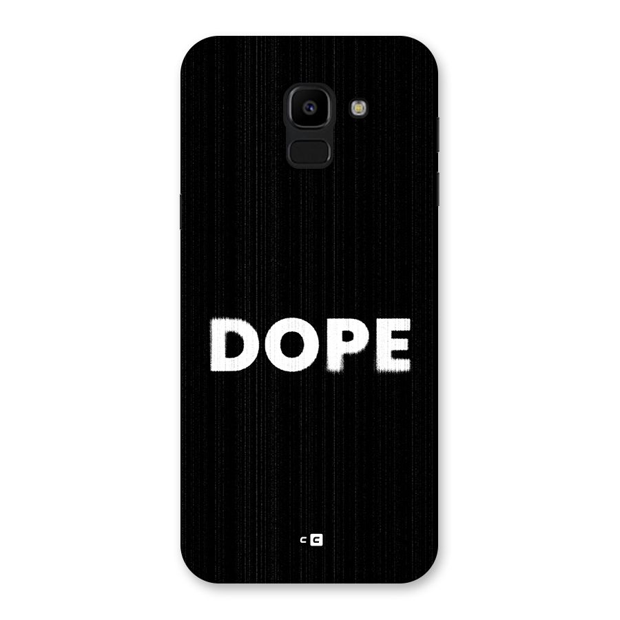 Sense Alert Back Case for Galaxy J6
