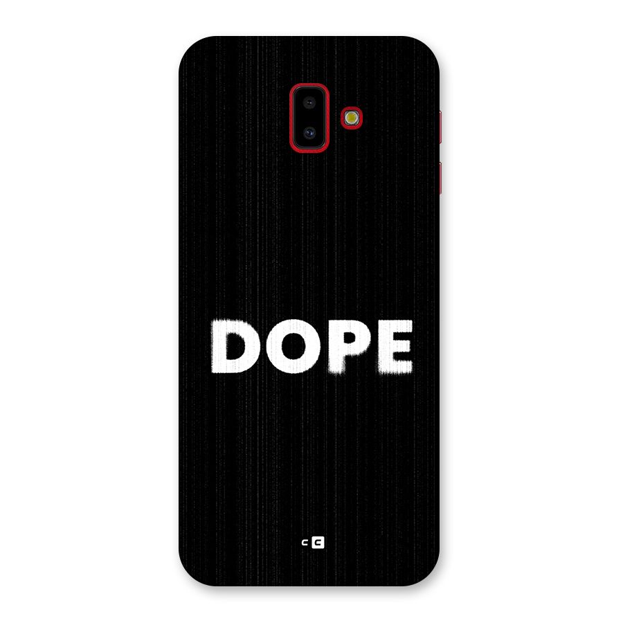 Sense Alert Back Case for Galaxy J6 Plus