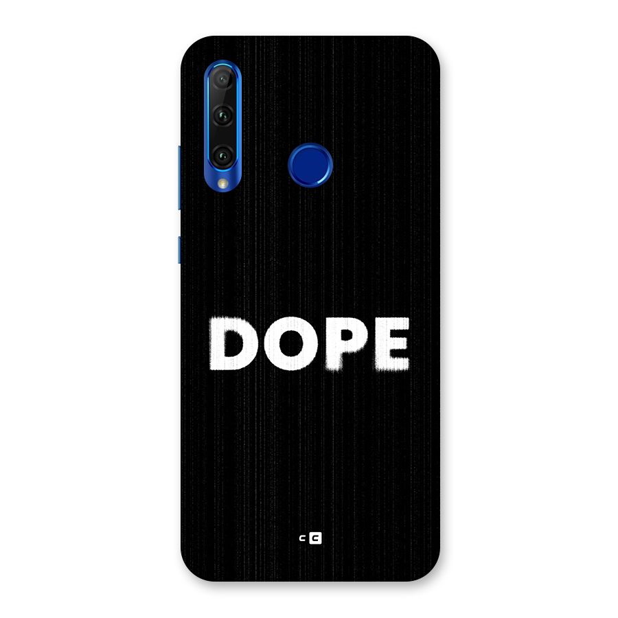 Sense Alert Back Case for Honor 20i