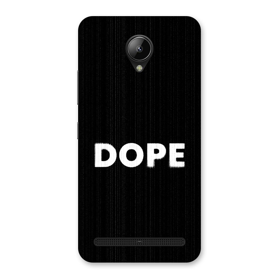 Sense Alert Back Case for Lenovo C2