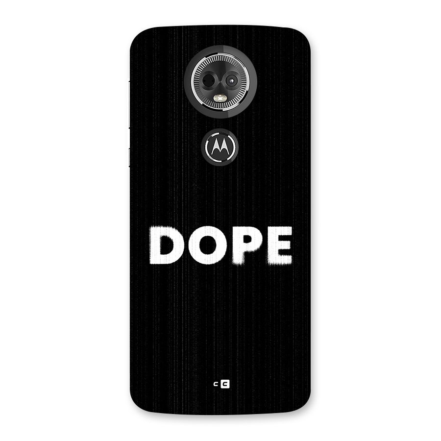 Sense Alert Back Case for Moto E5 Plus
