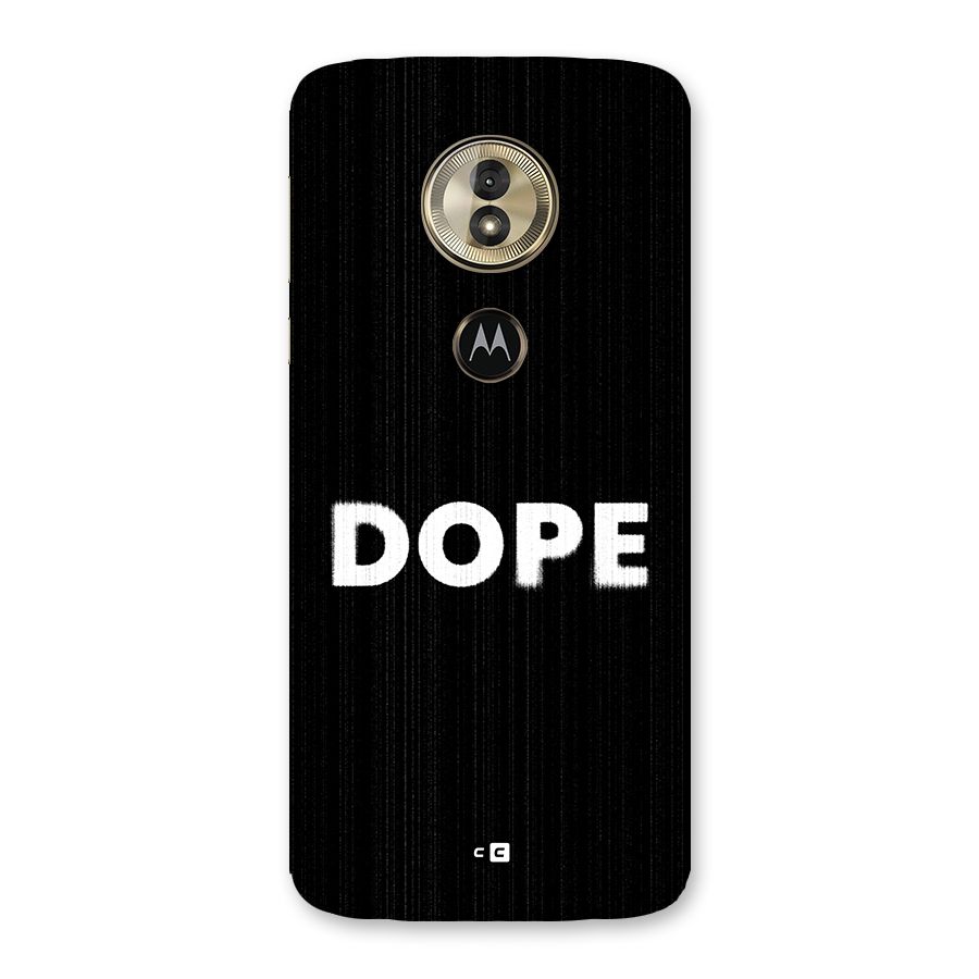 Sense Alert Back Case for Moto G6 Play