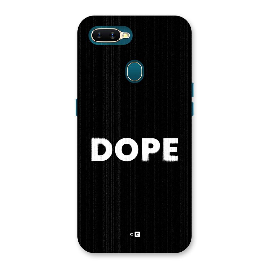 Sense Alert Back Case for Oppo A12