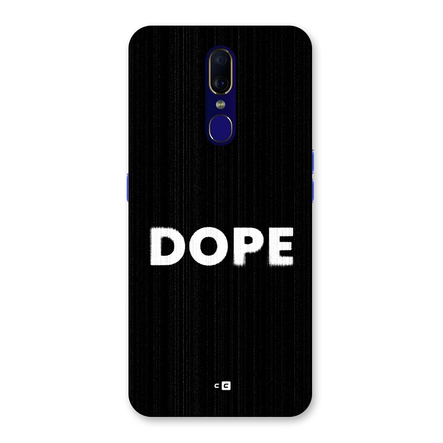 Sense Alert Back Case for Oppo A9