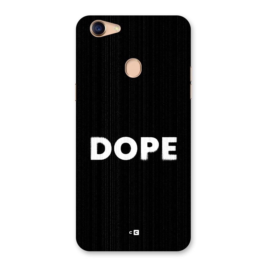 Sense Alert Back Case for Oppo F5