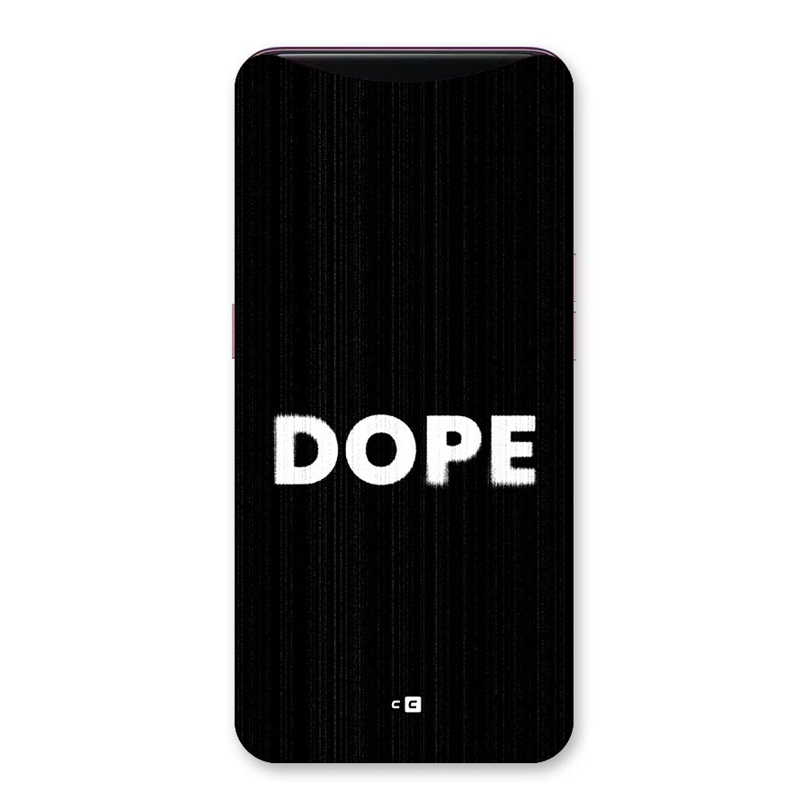 Sense Alert Back Case for Oppo Find X