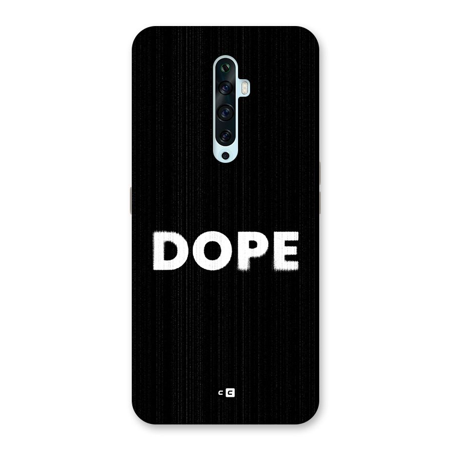 Sense Alert Back Case for Oppo Reno2 F