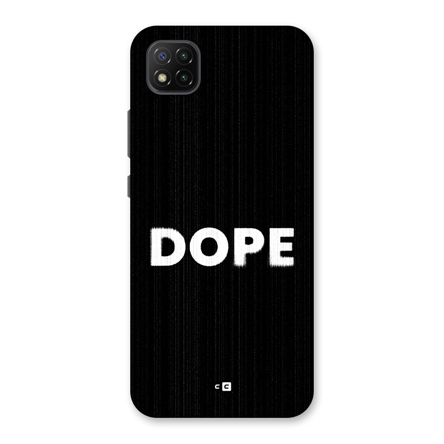 Sense Alert Back Case for Poco C3