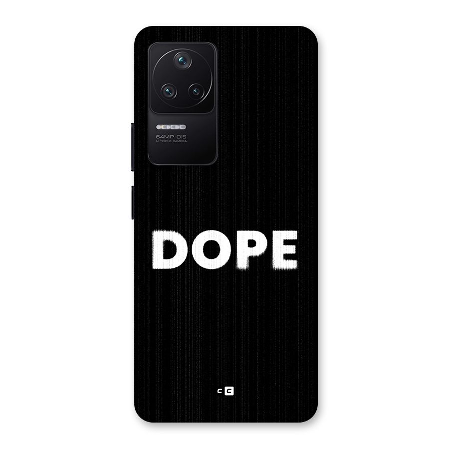 Sense Alert Back Case for Poco F4 5G