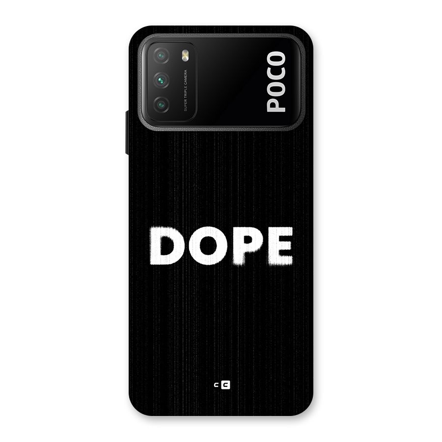 Sense Alert Back Case for Poco M3