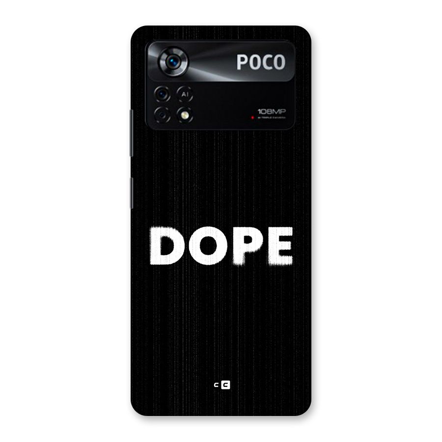 Sense Alert Back Case for Poco X4 Pro 5G