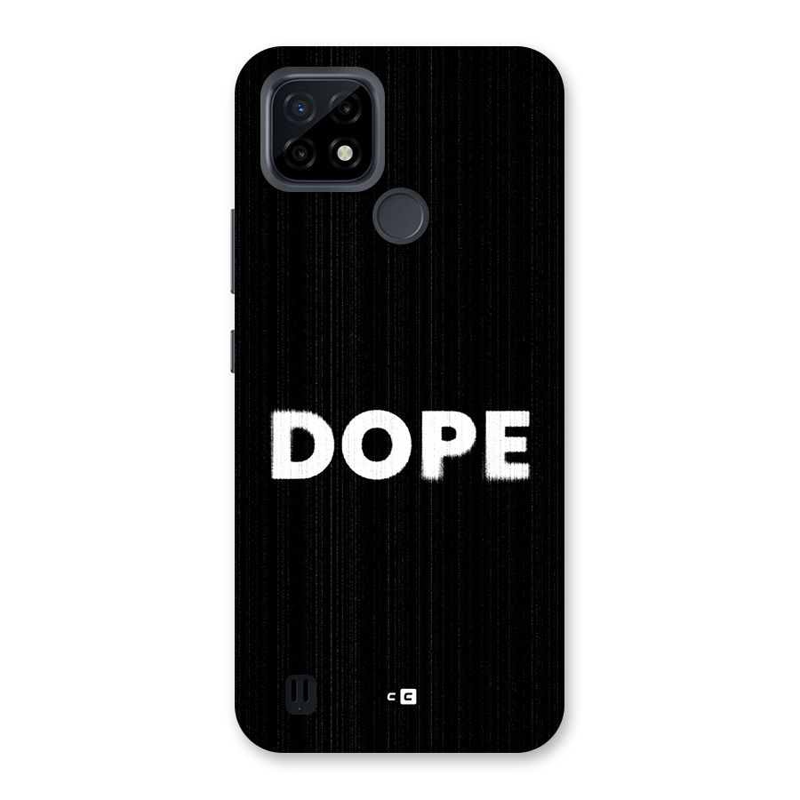Sense Alert Back Case for Realme C21