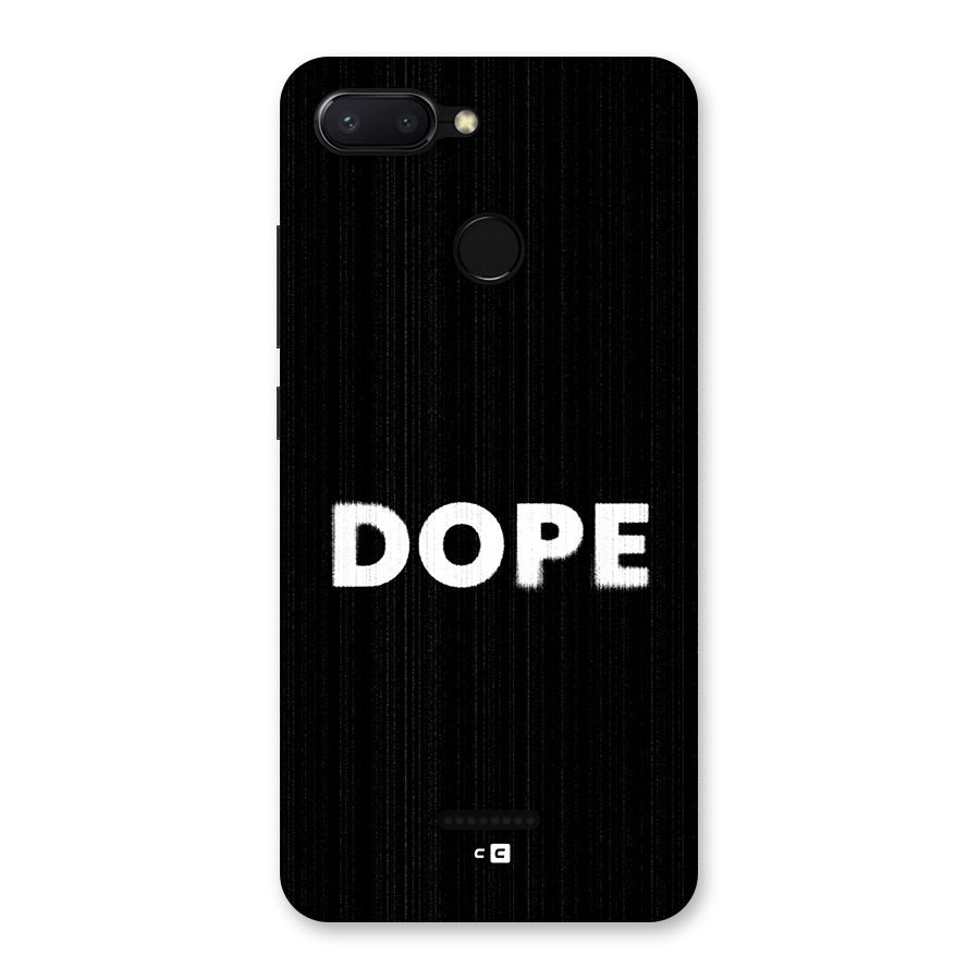Sense Alert Back Case for Redmi 6