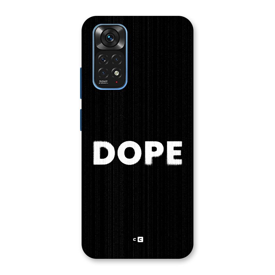 Sense Alert Back Case for Redmi Note 11S