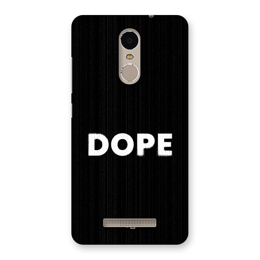 Sense Alert Back Case for Redmi Note 3