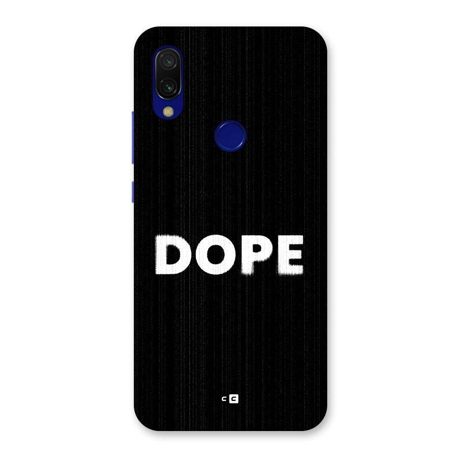 Sense Alert Back Case for Redmi Y3