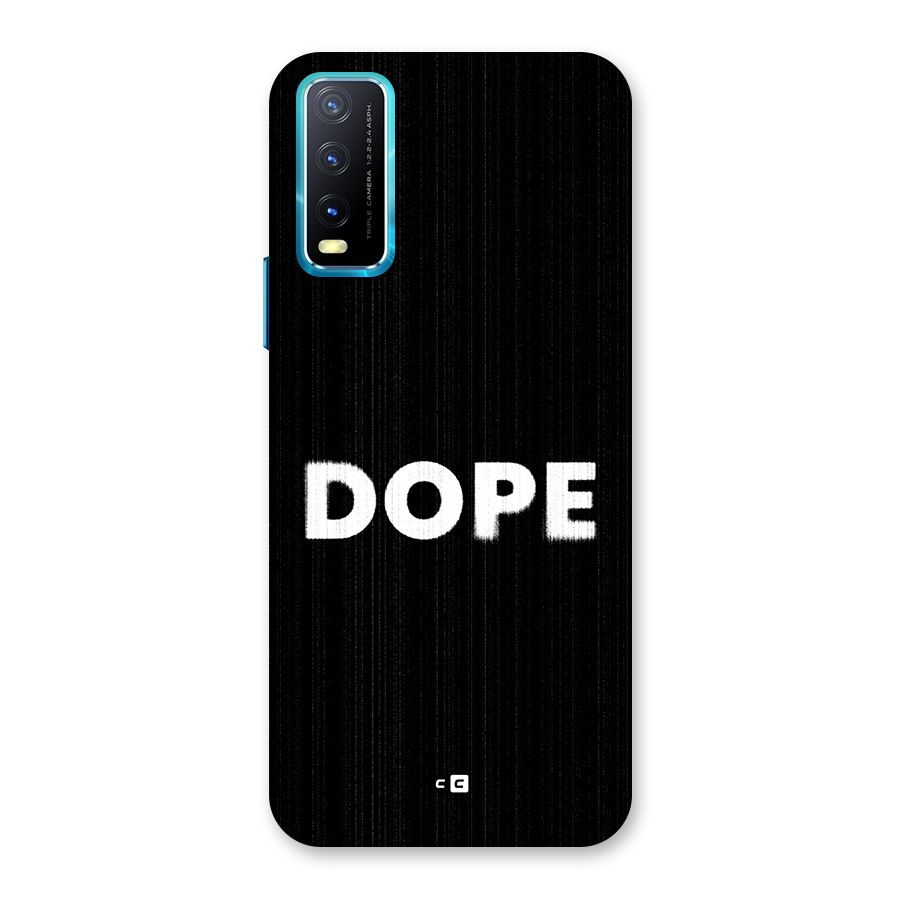 Sense Alert Back Case for Vivo Y20G