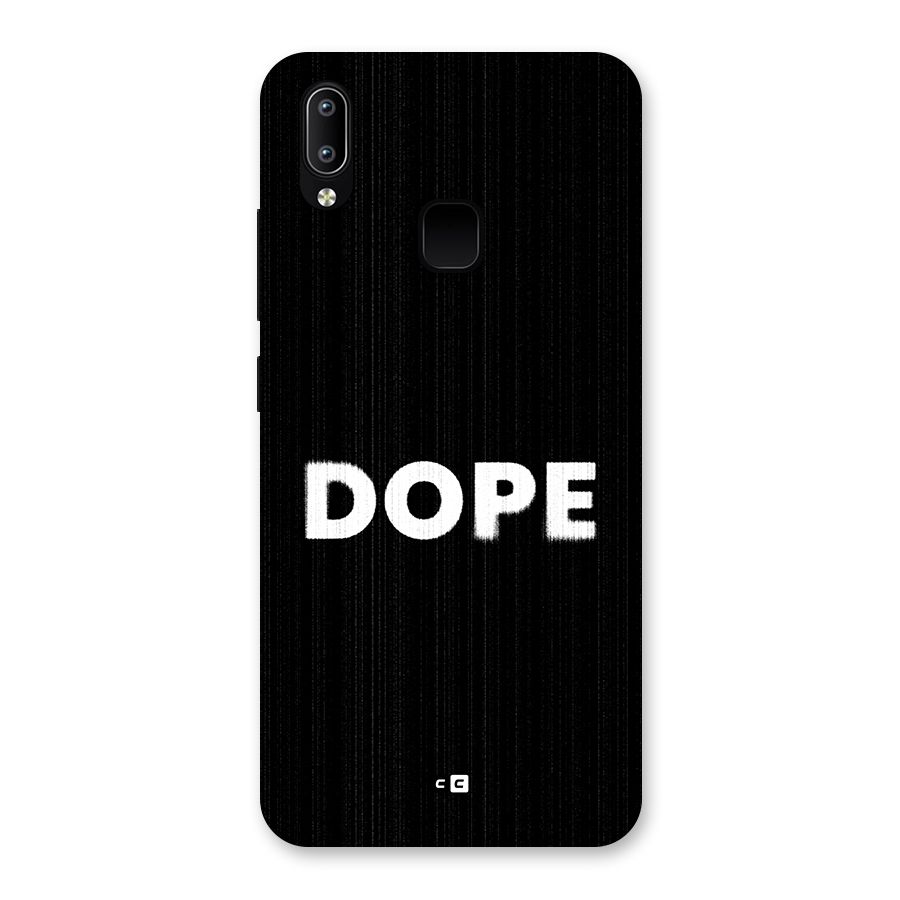 Sense Alert Back Case for Vivo Y95