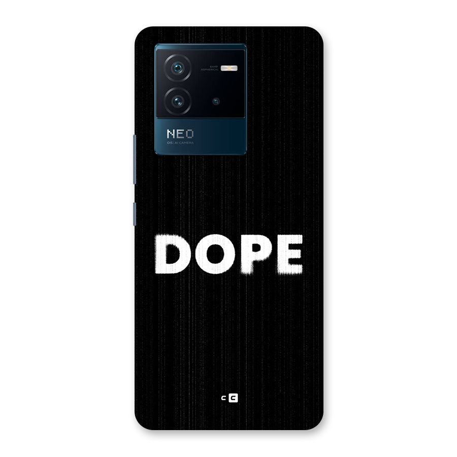 Sense Alert Back Case for Vivo iQOO Neo 6 5G