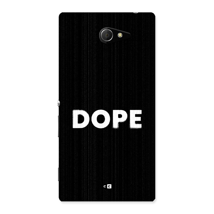 Sense Alert Back Case for Xperia M2