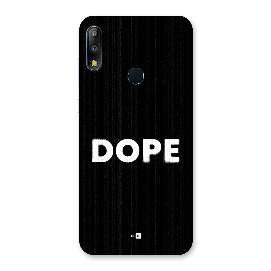 Sense Alert Back Case for Zenfone Max Pro M2