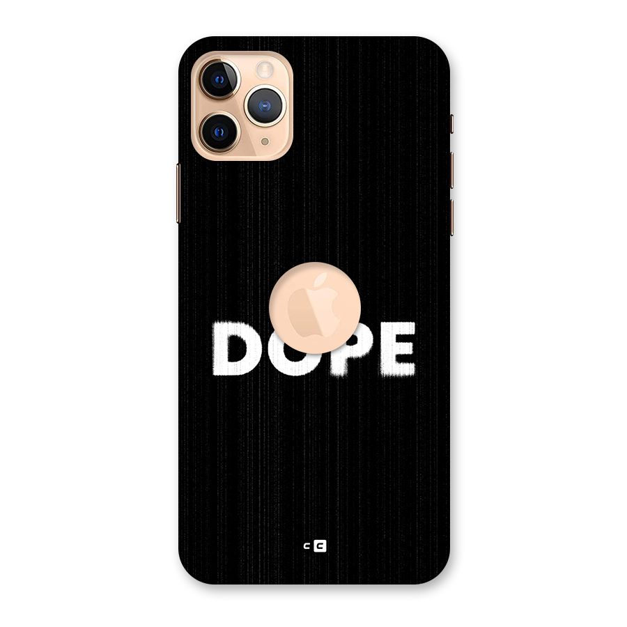 Sense Alert Back Case for iPhone 11 Pro Max Logo Cut