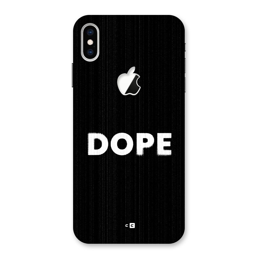 Sense Alert Back Case for iPhone XS Max Apple Cut