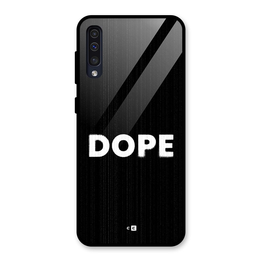 Sense Alert Glass Back Case for Galaxy A50s