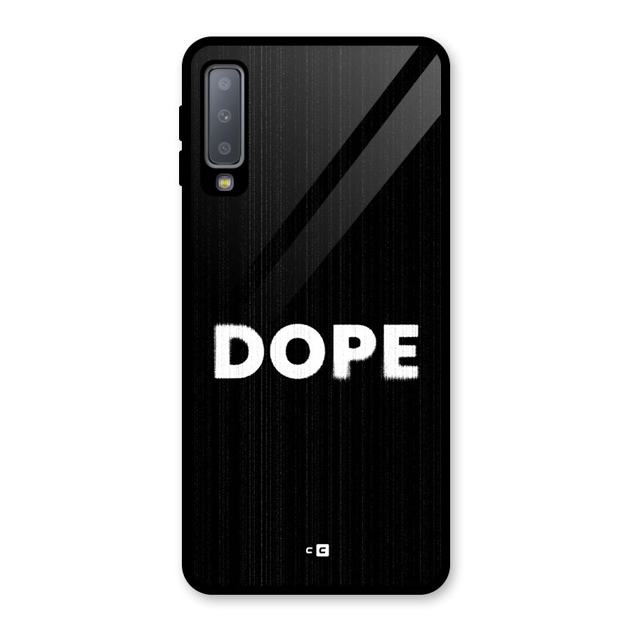 Sense Alert Glass Back Case for Galaxy A7 (2018)
