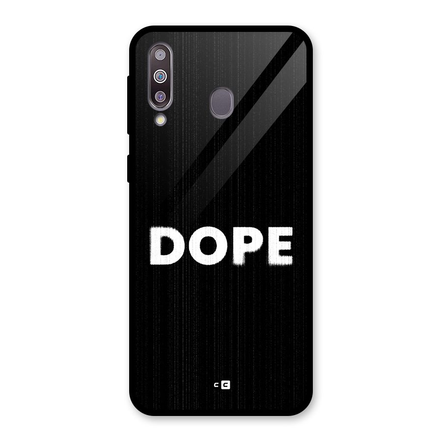 Sense Alert Glass Back Case for Galaxy M30