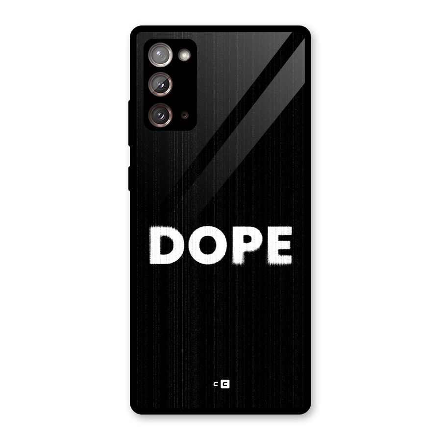 Sense Alert Glass Back Case for Galaxy Note 20