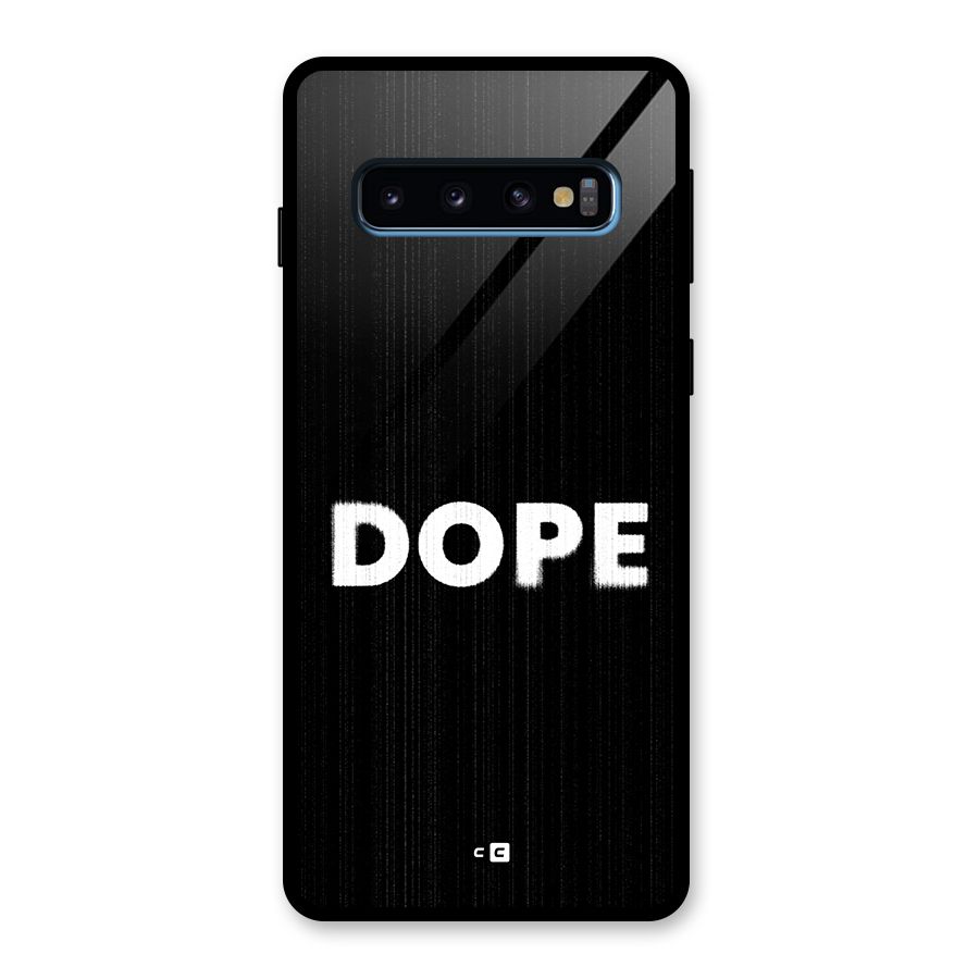 Sense Alert Glass Back Case for Galaxy S10