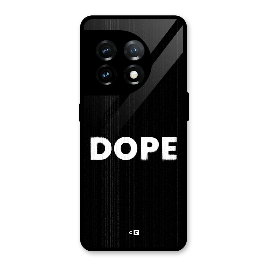 Sense Alert Glass Back Case for OnePlus 11
