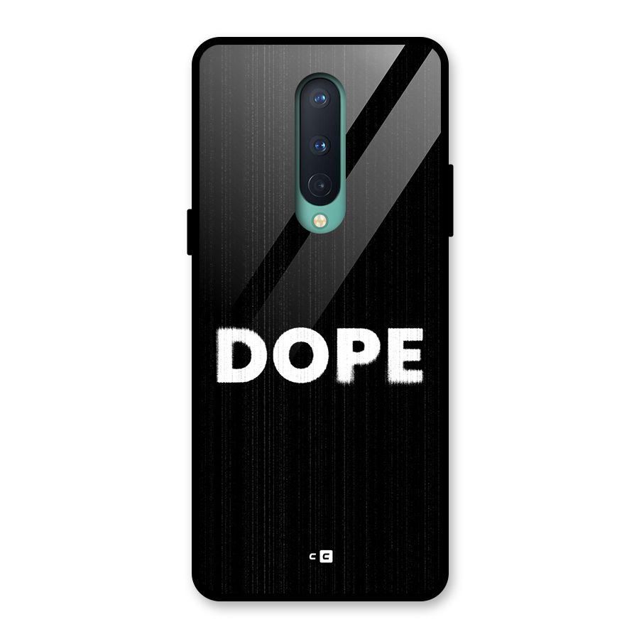 Sense Alert Glass Back Case for OnePlus 8