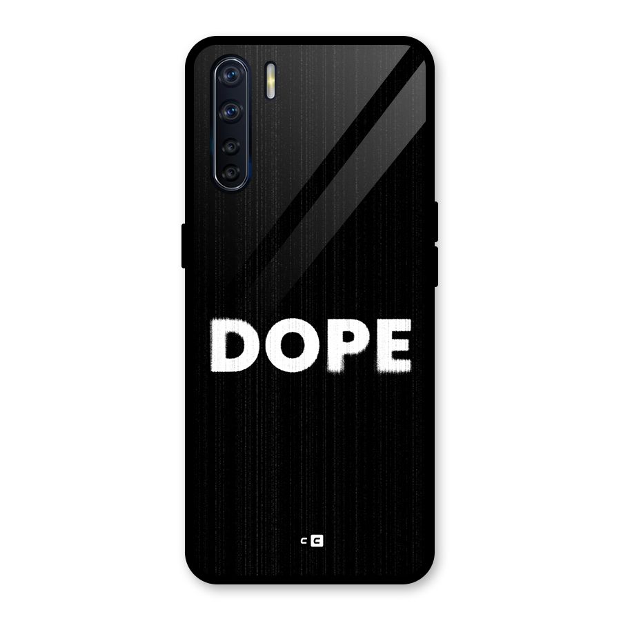 Sense Alert Glass Back Case for Oppo F15