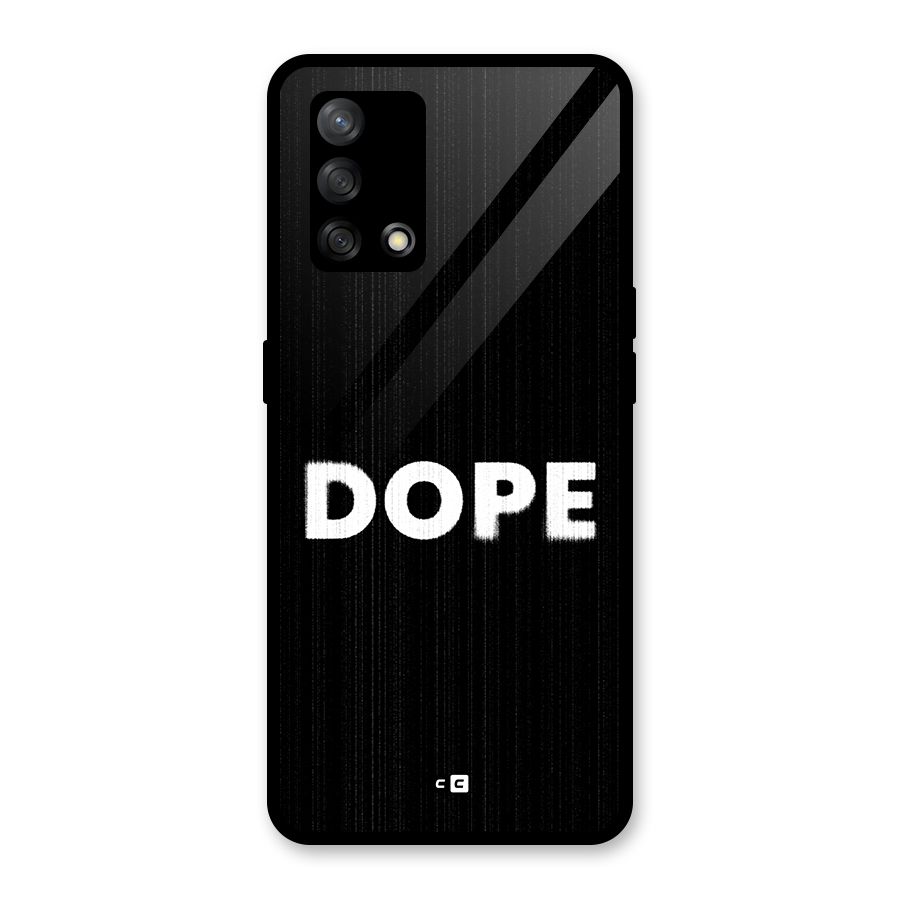 Sense Alert Glass Back Case for Oppo F19