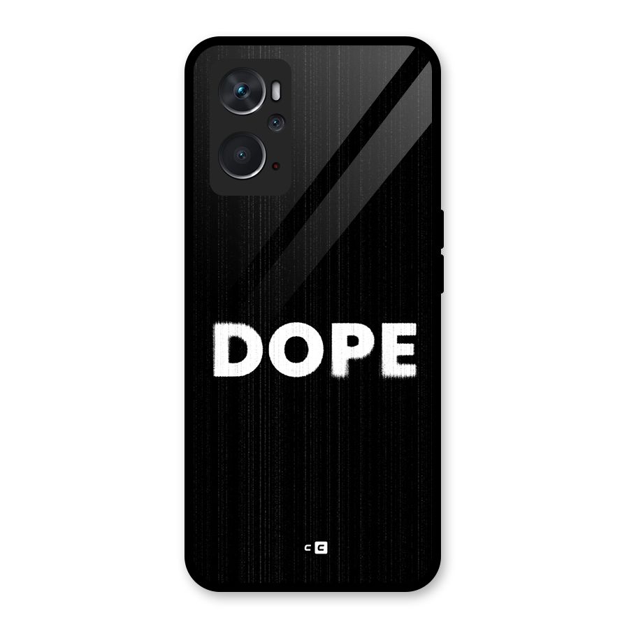 Sense Alert Glass Back Case for Oppo K10 4G