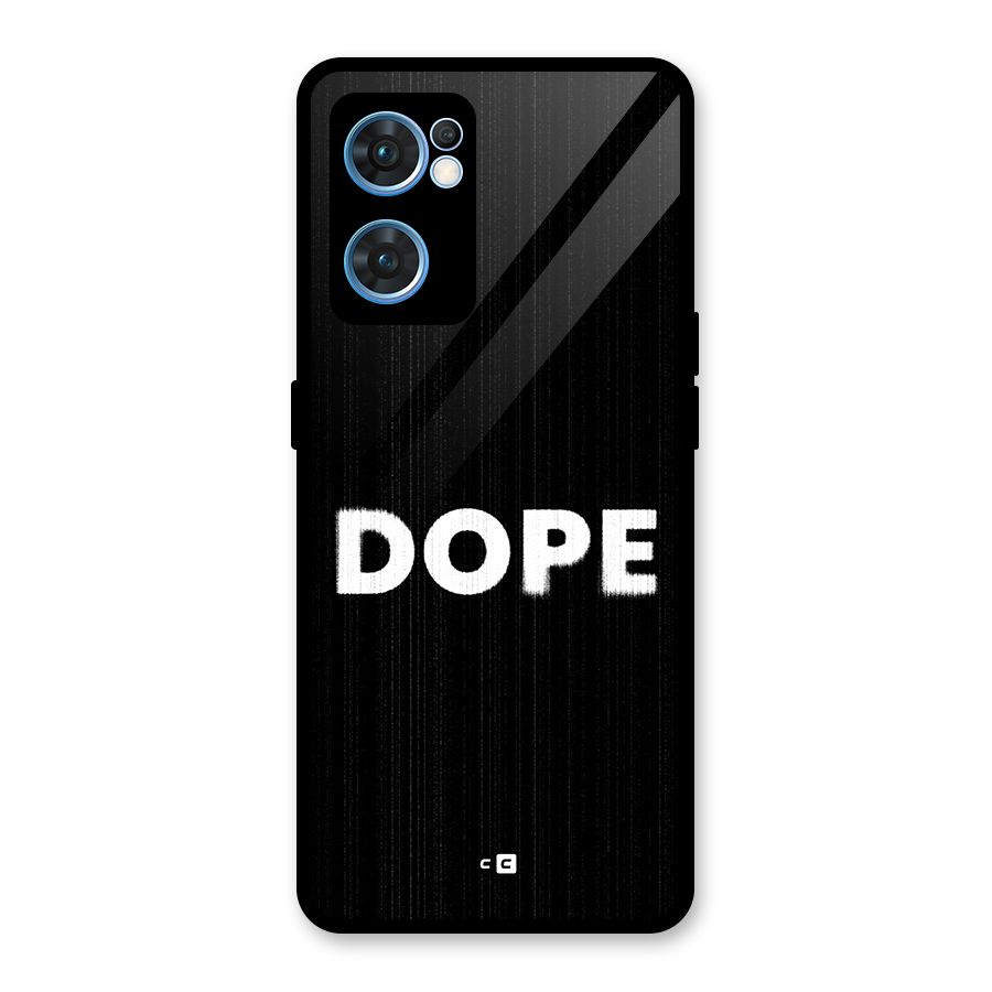 Sense Alert Glass Back Case for Oppo Reno7 5G