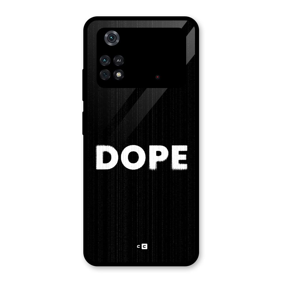 Sense Alert Glass Back Case for Poco M4 Pro 4G